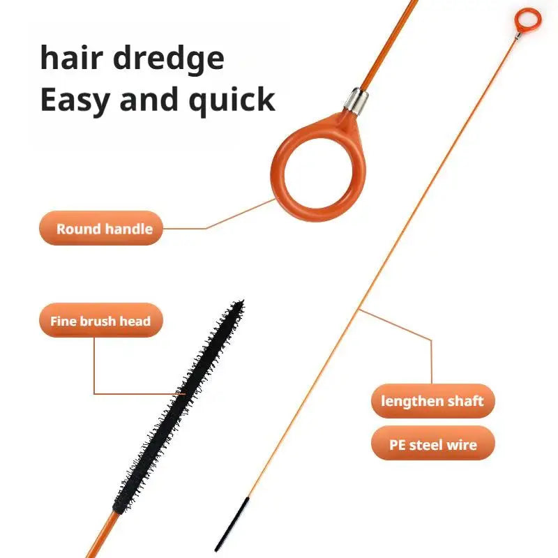 Car Sunroof Drain Cleaner Brush Unclogging Blocked Tubes Tools Sewer