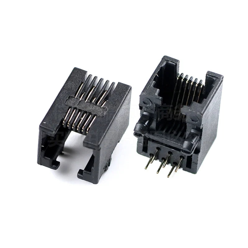 RJ11 Telephone Socket Curved Pin 95001 4P4C 6P6C 6P4C 8P8C Female