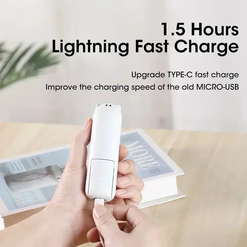 Portable Mini Foldable Handheld Fan USB Rechargeable 3-speed