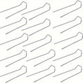 100 Green U-shaped Flower Pins 1 8-inch Stainless Steel Handicraft