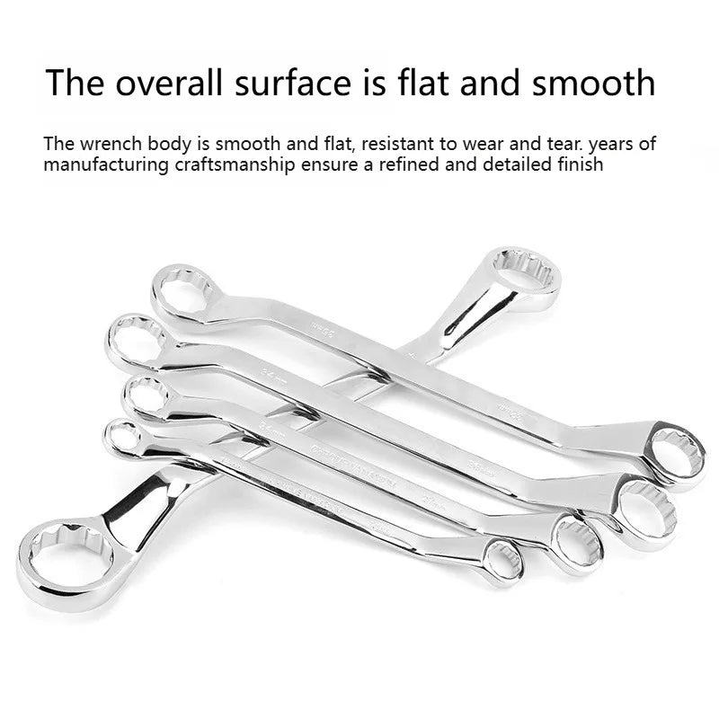 Double End Offset Ring Spanner – Chrome Vanadium Steel Wrench