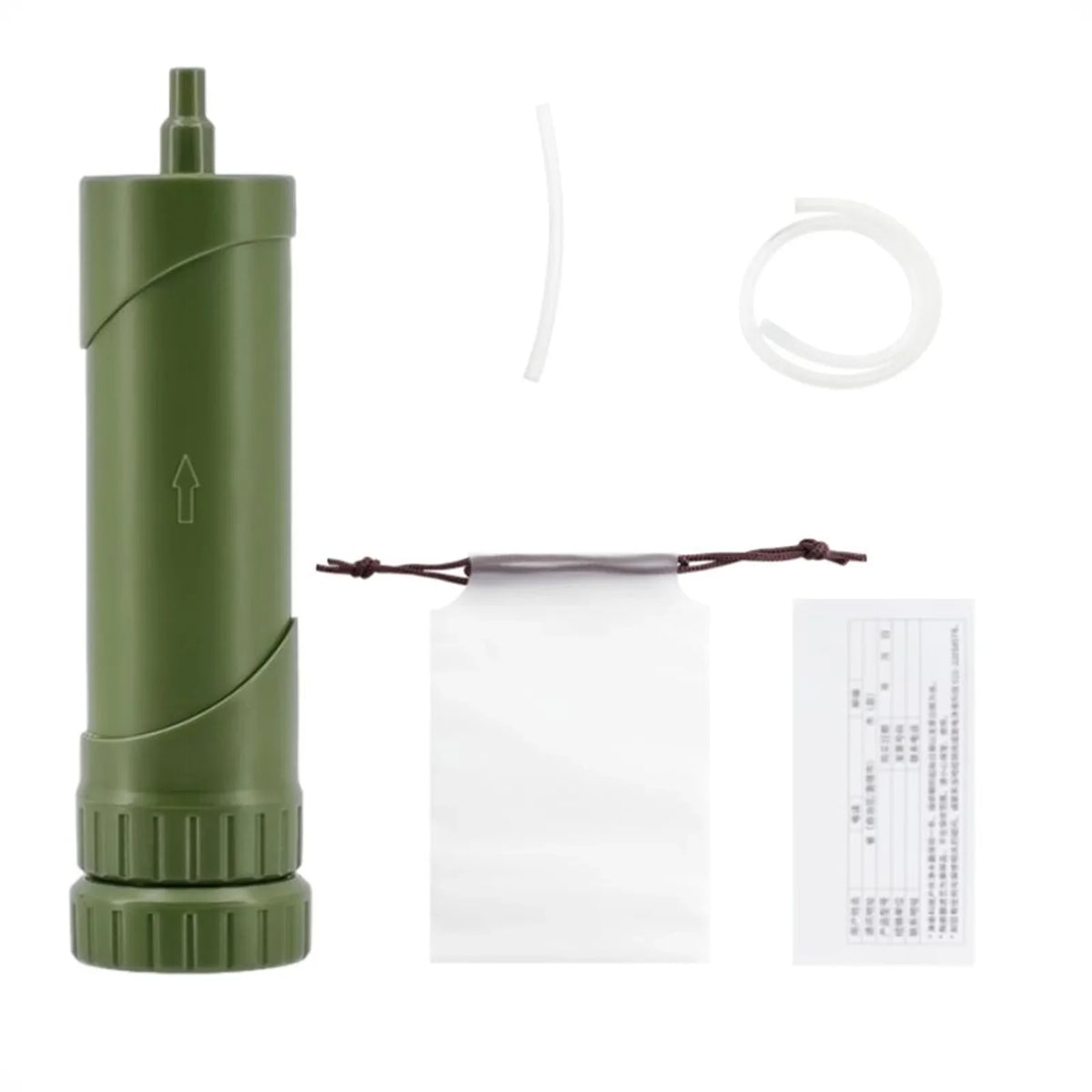 Portable Camping Water Filter Straw | Survival Water Purifier