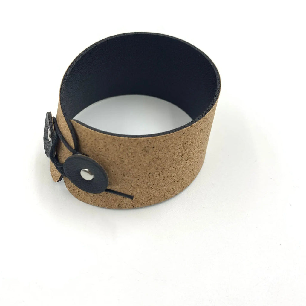 Foldable Primary Cork Leather Cup Sleeve Pattern Iced Coffee