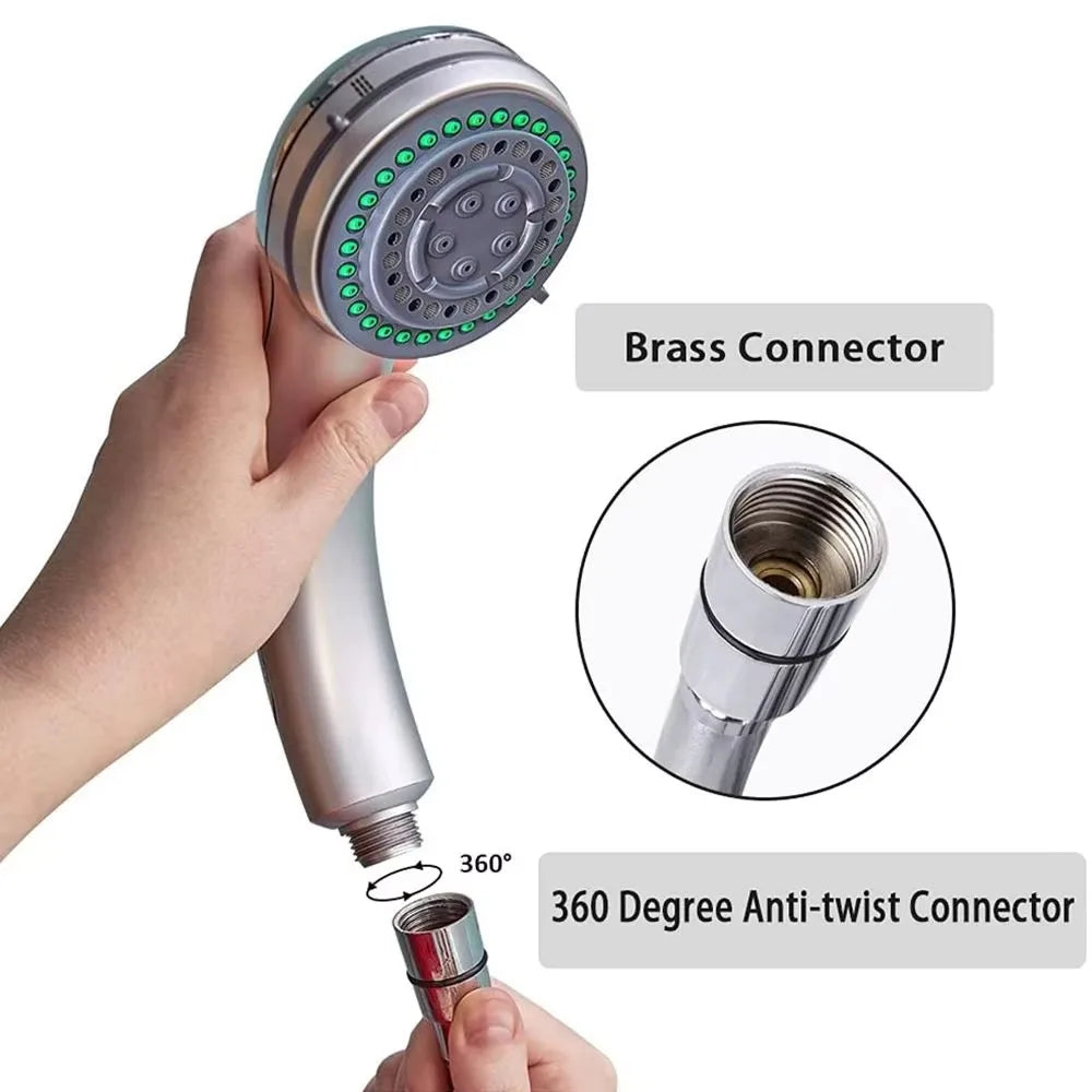 Flexible PVC Shower Hose 1.5/2/3M | Anti-Kink Extension Hose