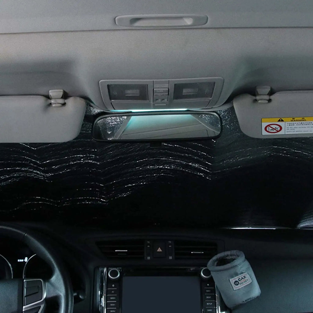 Foldable Car Windshield Sunshade | Reflective UV Protector Cover