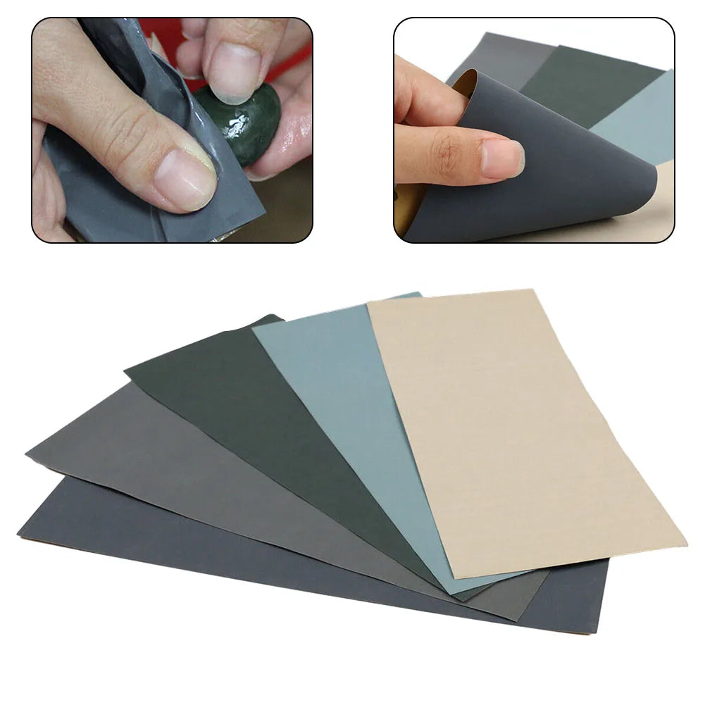 WET DRY SANDPAPER Sand Paper 2500 3000 5000 7000 Mixed Grits