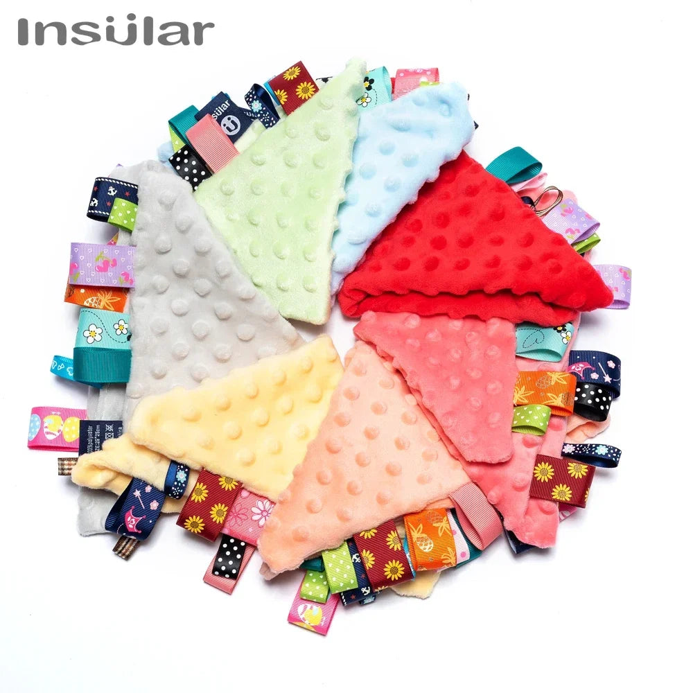 Insular Baby Taggies Comforting Blanket | Soft Plush Soothe Toy
