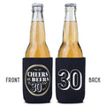 30th Birthday Can Coolers – Cheers & Beers to 30 Years Favors