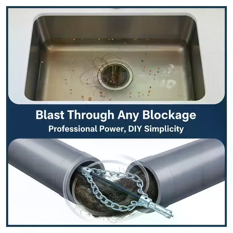 16MM Flex Shaft Drain Descaling Chain Pipe Cleaning Tool