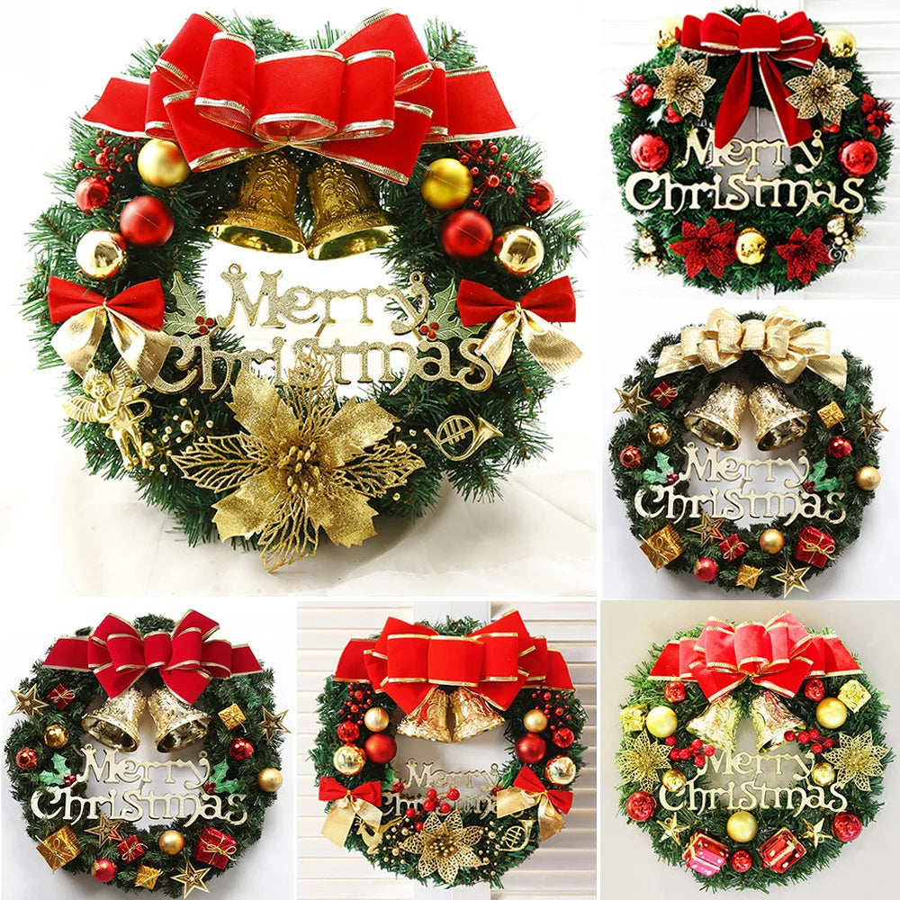Christmas Wreath Front Door Decoration Home Decor