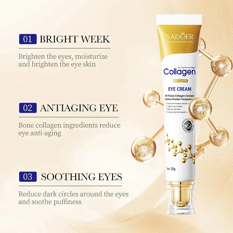 SADOER Collagen Eye Cream – Firming, Brightening & Moisturizing