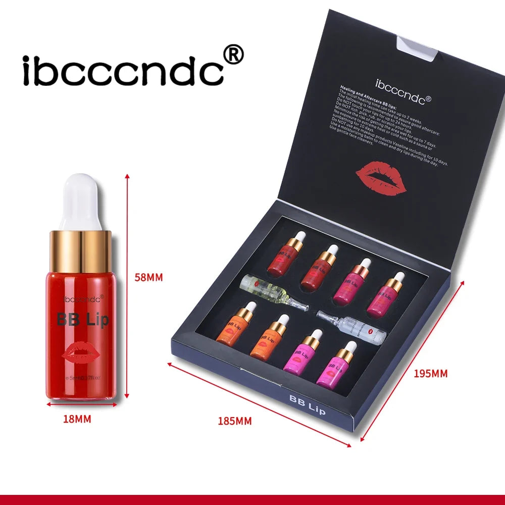 Korea BB Lips Ampoule Serum Set – Semi-Permanent Lip Tint