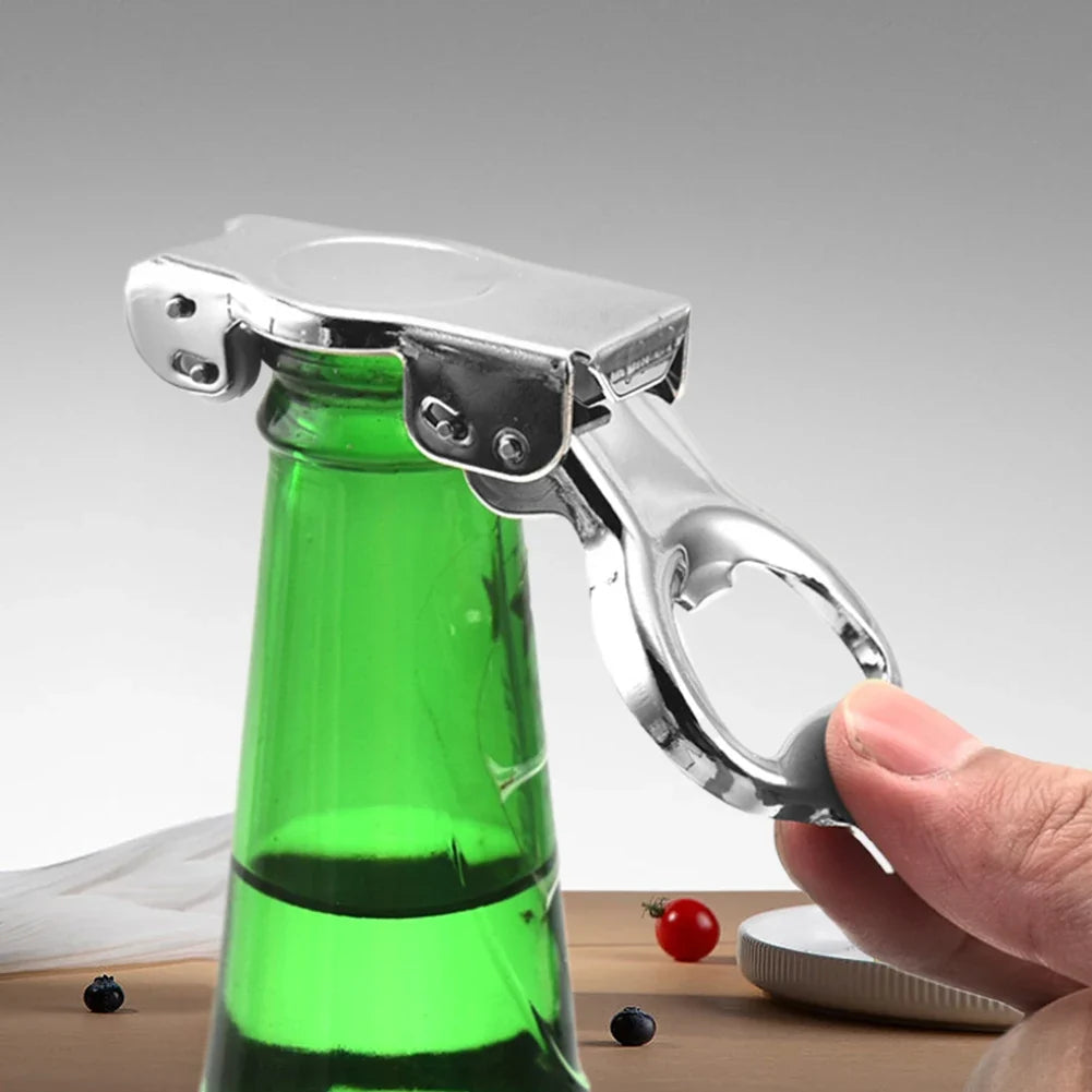 Stainless Steel Foldable Bottle Opener & Can Opener Multifunction
