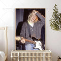 Kurt Cobain Wall Poster – Waterproof Self-Adhesive Art Sticker
