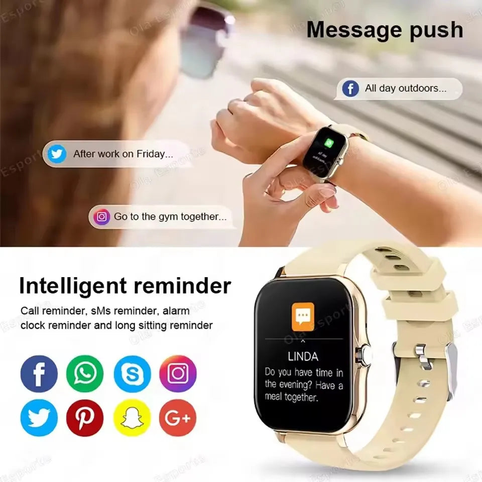 Smart Watch HD Display Answer Make Call Message Preview Sport Modes