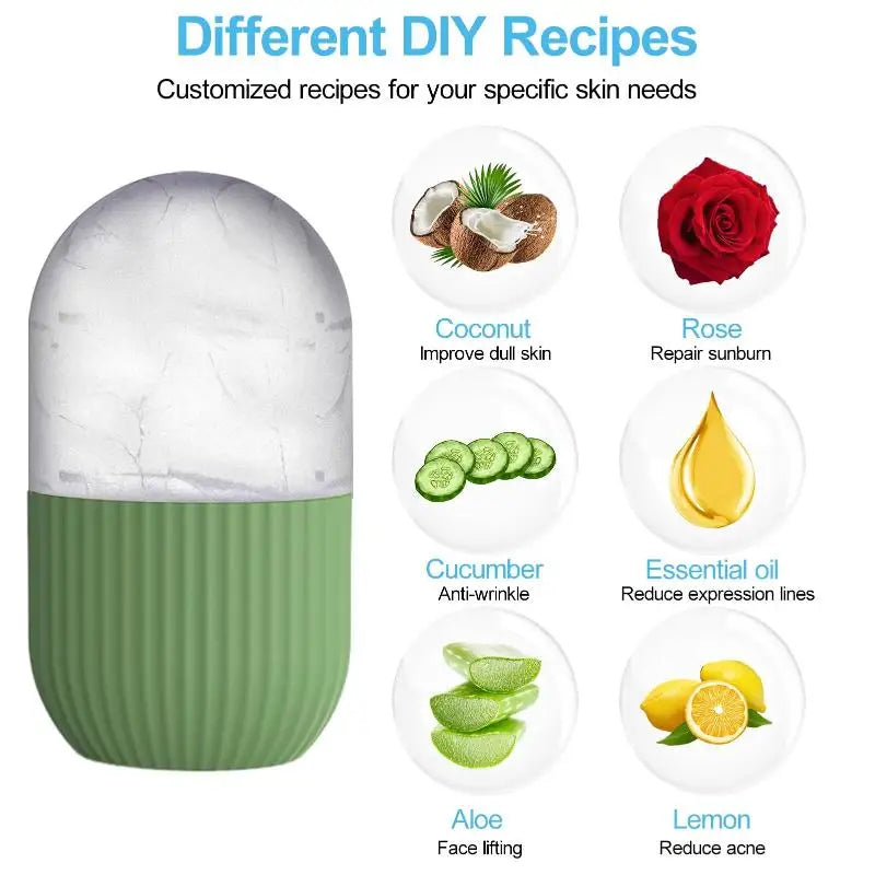 Silicone Face Ice Roller Mold – Facial Massage & Pore Tool