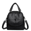 Women's Retro PU Leather Multiway Backpack | School & Travel