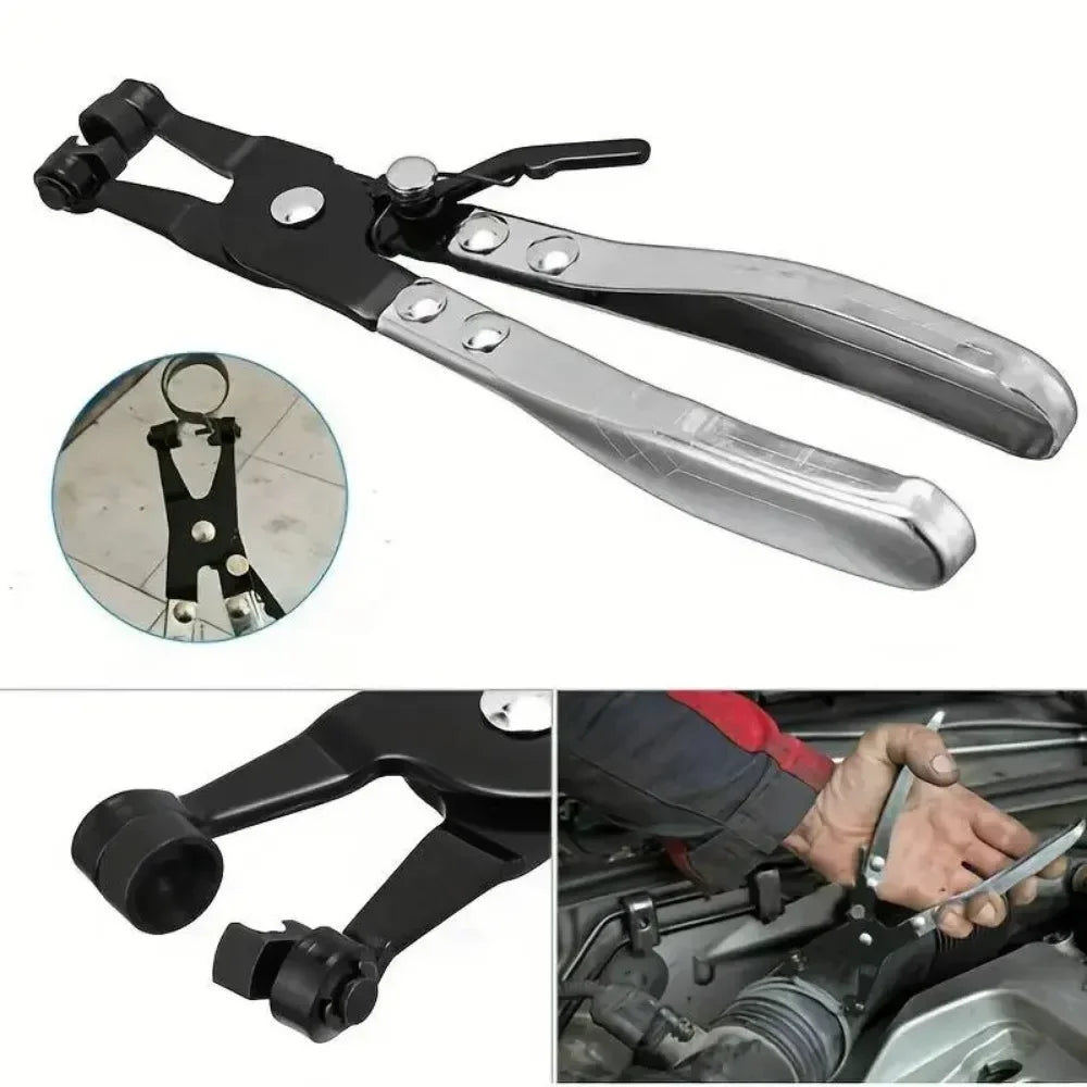 Car Water Pipe Hose Clip Pliers Clamp Swivel Drive Jaw Locking Tool