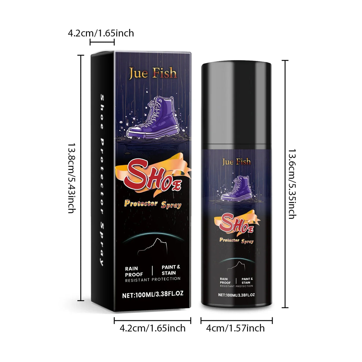 100ml Waterproof Shoe Protector Spray | Suede Canvas Sneakers