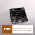 10 Pcs Disposable Sushi Boxes with Lids – PET Takeaway Pack