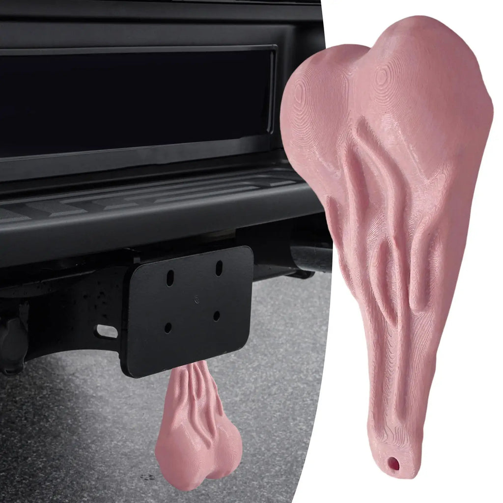 Funny Truck Bumper Ball Hitch Ornament – Gag Gift for Men