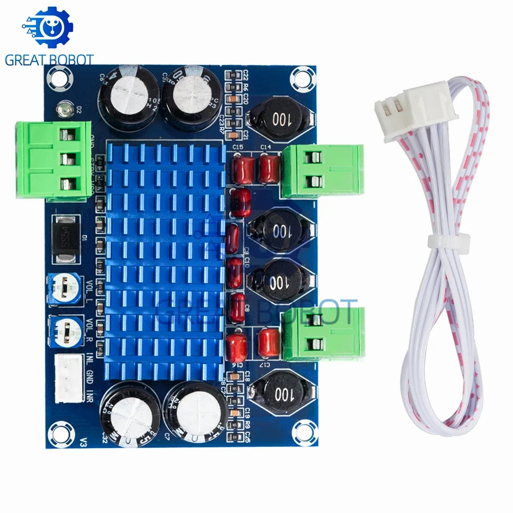 TPA3116D2 HIFI Amplifier Board 2×120W XH-M572 DIY Kit