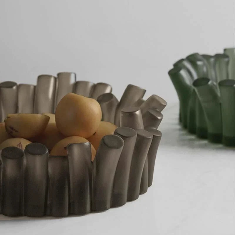 Minimalist Resin Decorative Fruit Bowl & Organizer Tray