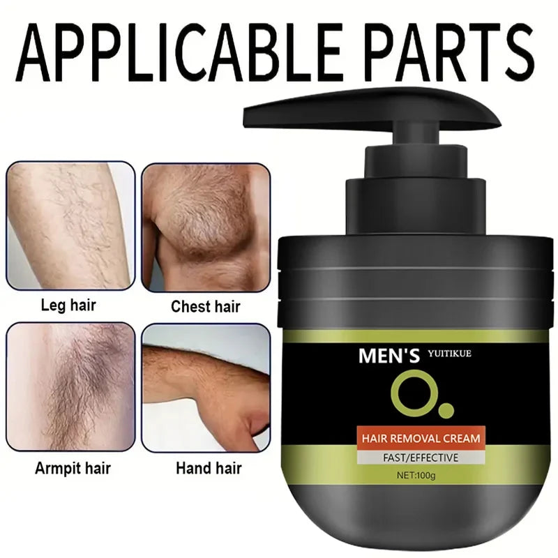 YUITIKUE Men's Hair Removal Cream 100g – Chest, Arms & Legs