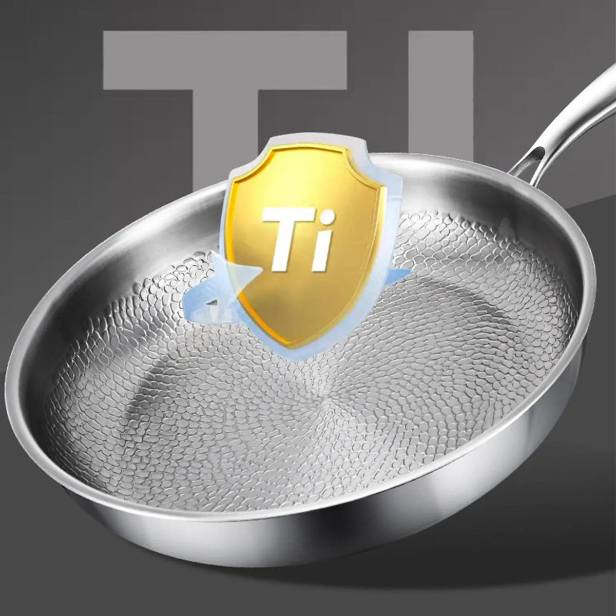 Frying Pan Lid Titanium Scratch-resistant Skillet Kitchen Outdoor