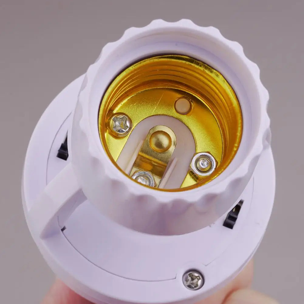 E27 PIR Motion Sensor Lamp Holder – Auto On/Off Light Socket