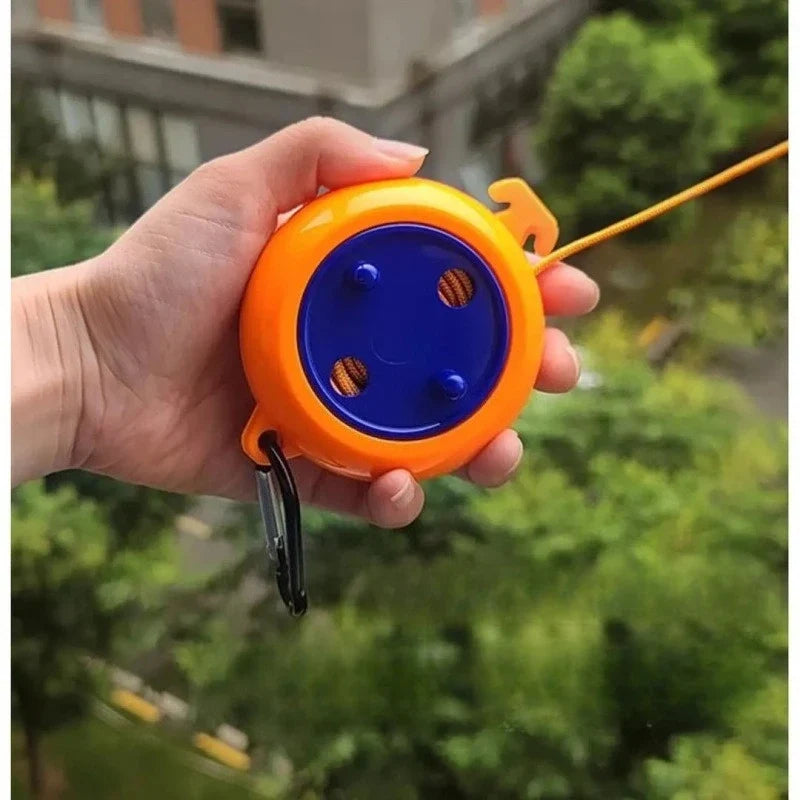 10M Telescopic Travel Laundry Line Windproof Non Slip Outdoor Hanging