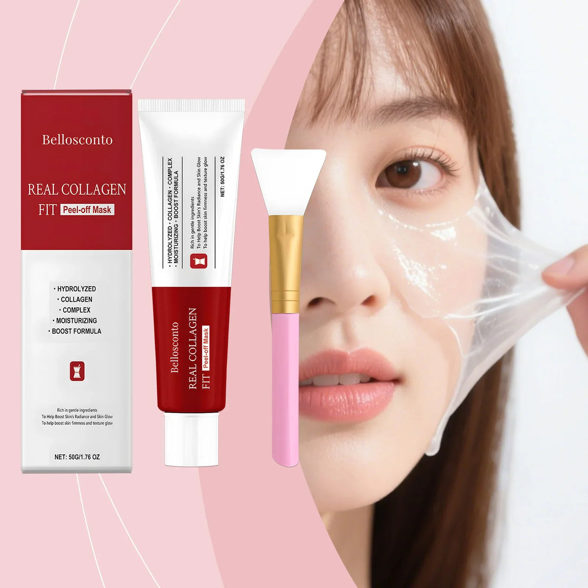 Collagen Peel-Off Mask – Overnight Moisturizing Glow Face Mask