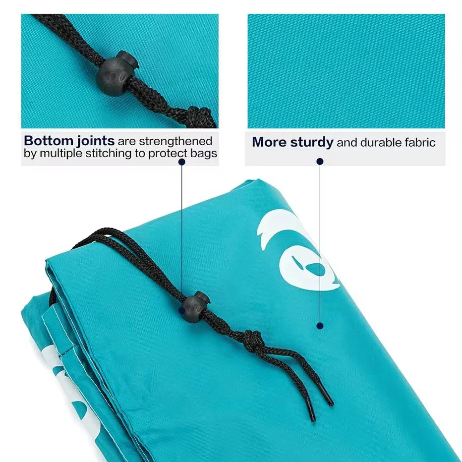 Large Nylon Drawstring Laundry Bag 24x36" – Machine Washable