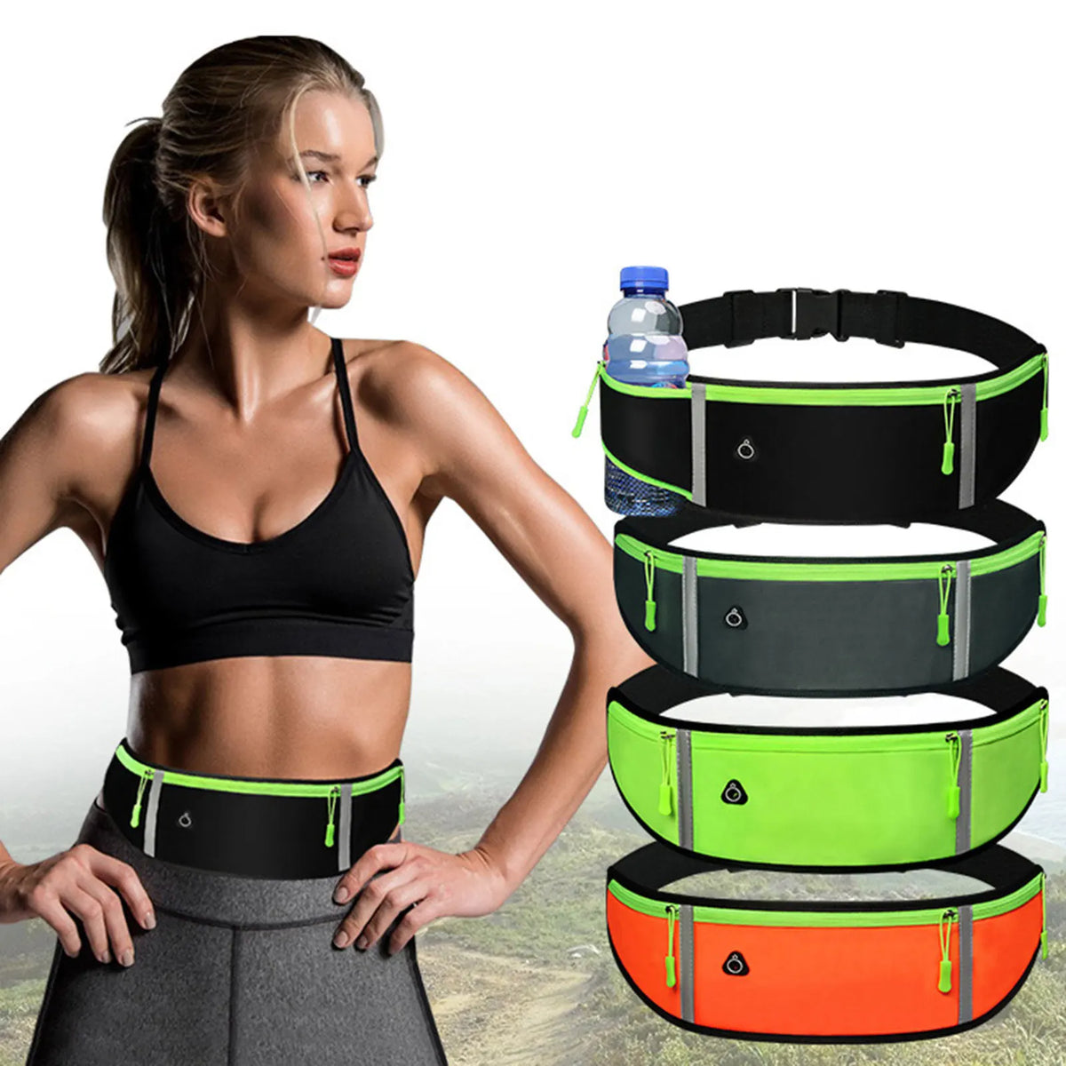 Reflective Fanny Pack – Unisex Running & Hiking Waist Bag