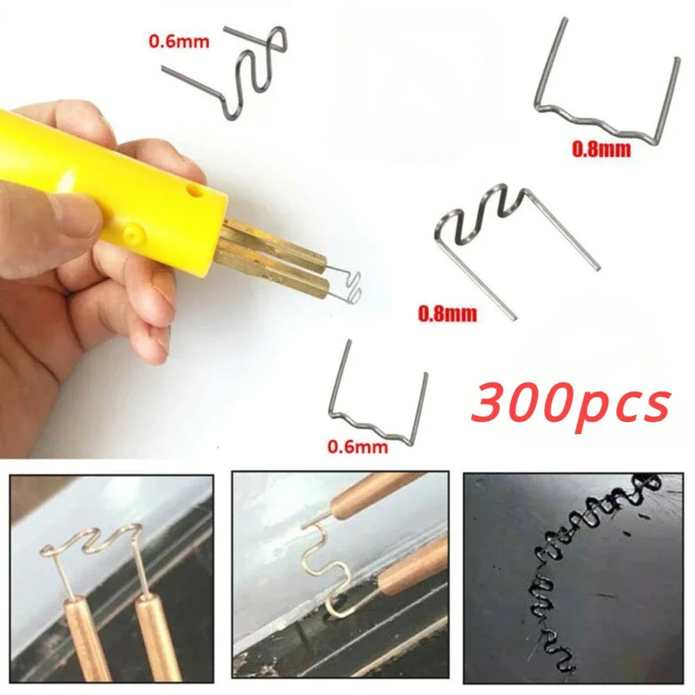 300pc Hot Stapler Staples | Stainless Steel Plastic Welding Kit