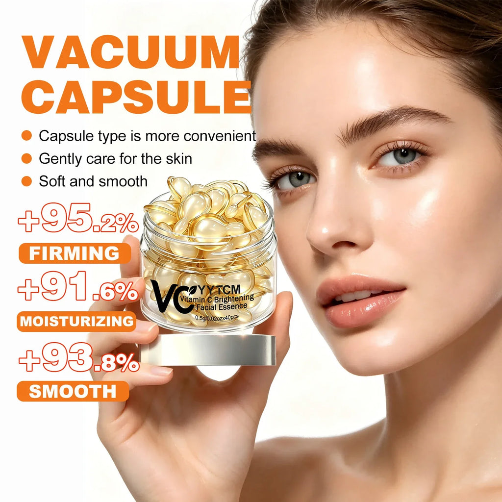 Vitamin C Face Serum Capsules – Retinol, Hyaluronic Acid & Vitamin E