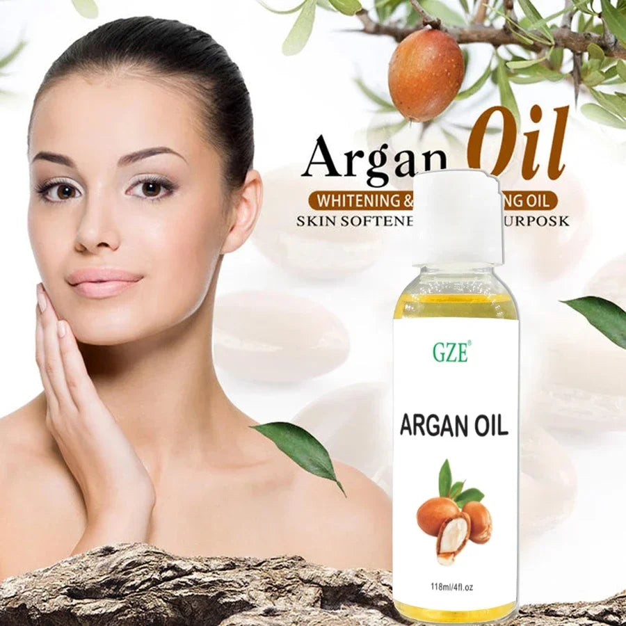 GZE Organic Moroccan Argan Oil | Cold Pressed Virgin Moisturizer