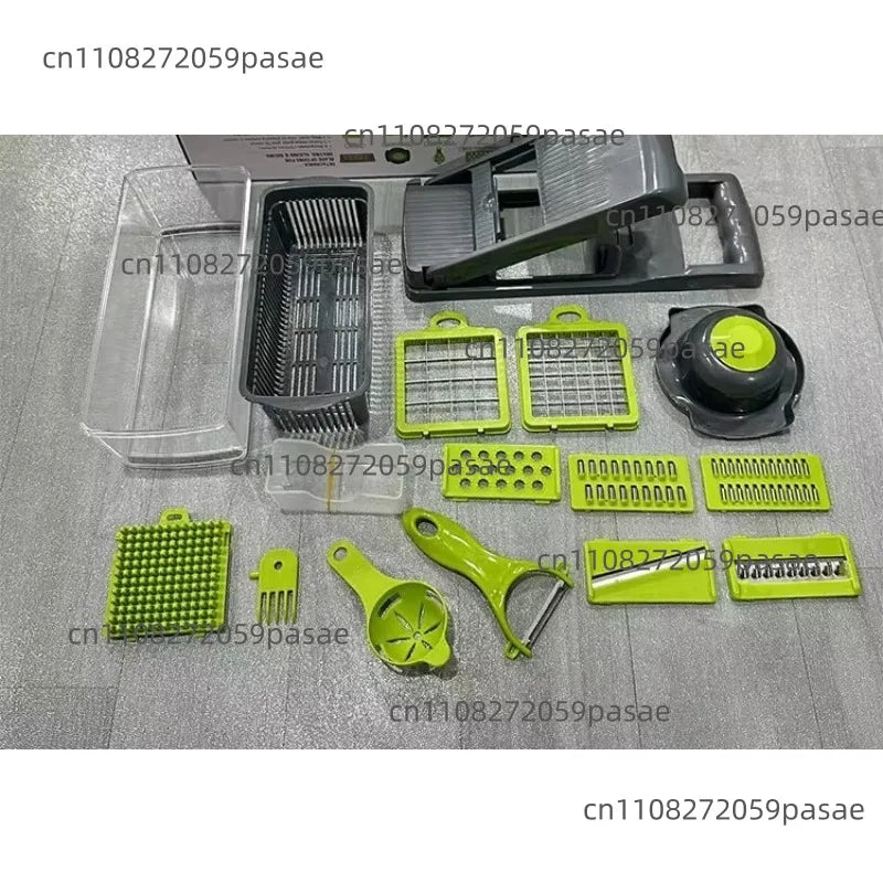14-in-1 Vegetable Chopper, Slicer & Food Grater | Kitchen Tool
