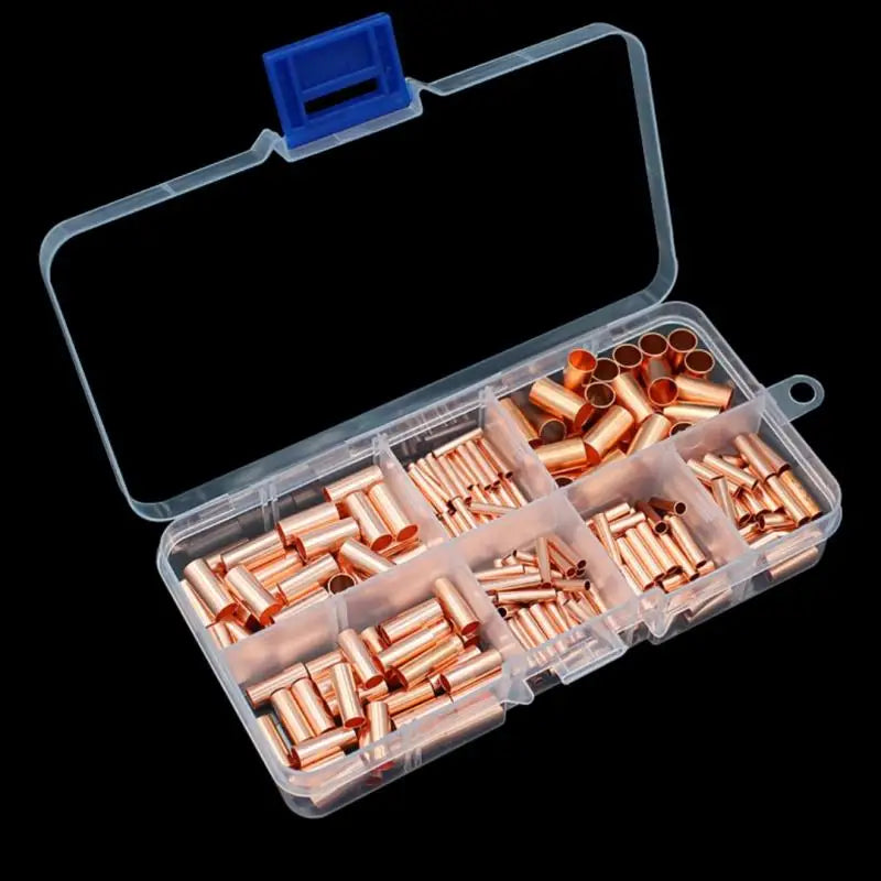 Copper Crimp Connector Kit – 7-Size Wire Ferrule Assortment