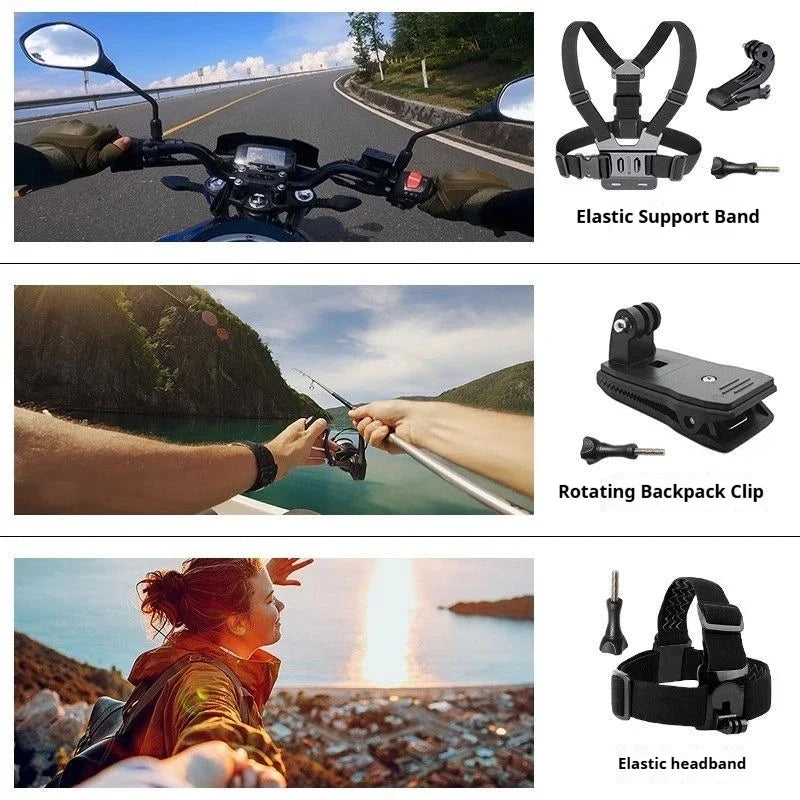 DJI OSMO Action 6 Accessories Kit – Waterproof Case & Hiking Set