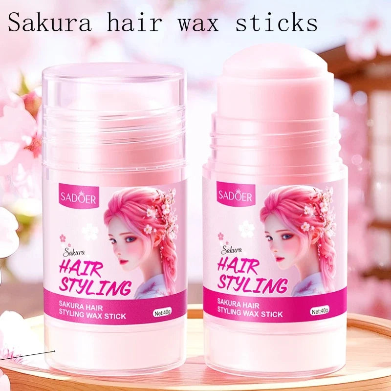 SADOER Cherry Blossom Hair Wax Stick 40g | Frizz Control