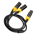 XLR Y Splitter Cable | 1 Female to 2 Male 3-Pin Audio Signal