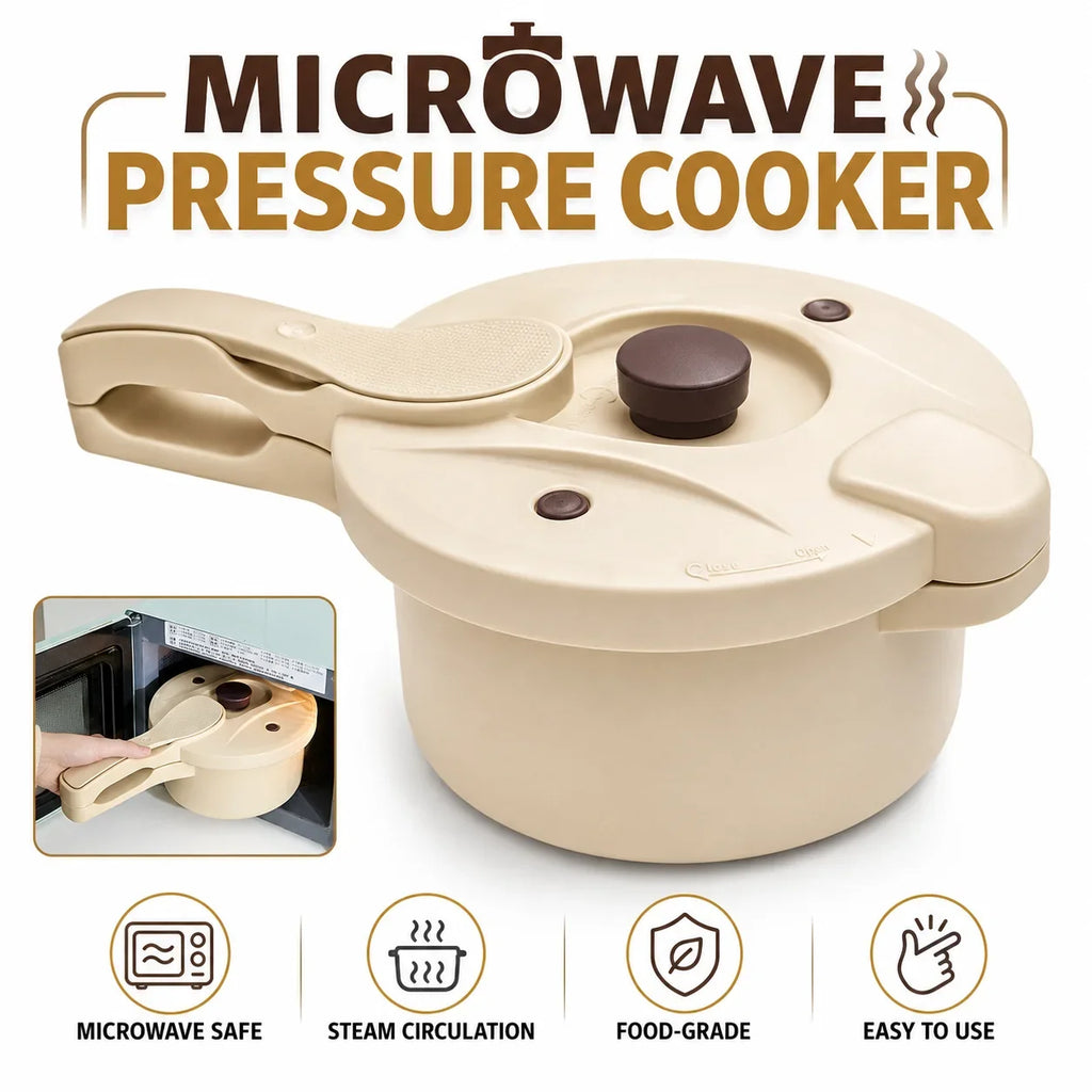 2.3L Microwave Pressure Cooker & Steamer Pot – BPA-Free