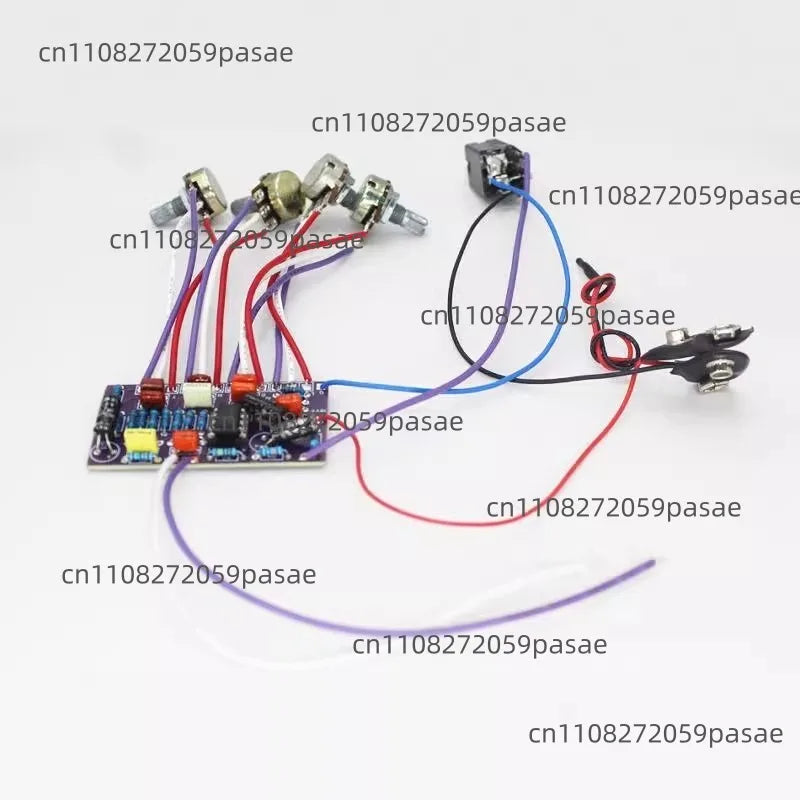 3-Band EQ Active Preamp Board – DIY Guitar & Bass Upgrade
