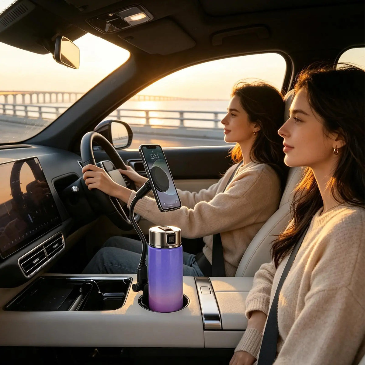 360° Magnetic Car Cup Holder Phone Mount | All Vehicles