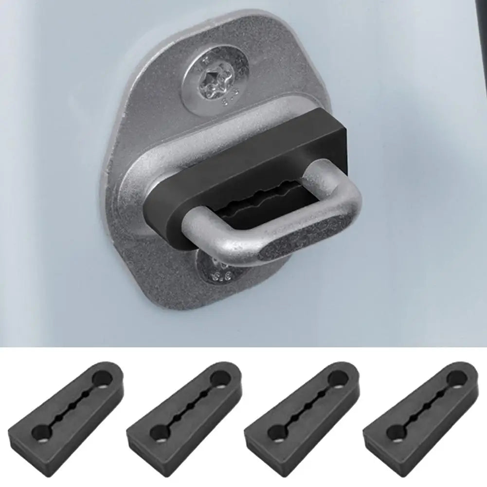 Universal Car Door Lock Damping Silicone Cover Cushioning Pad Noise