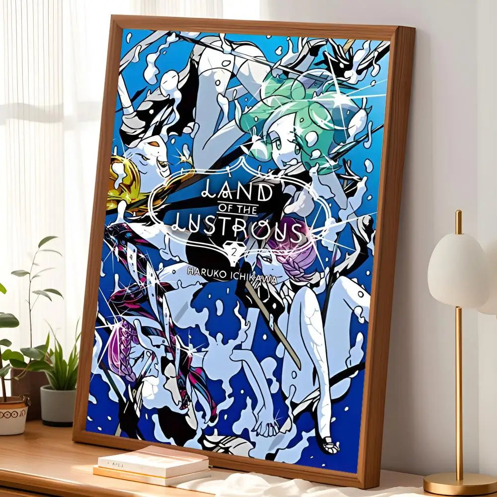 Land of the Lustrous Anime PVC Wall Poster – HD Self-Stick