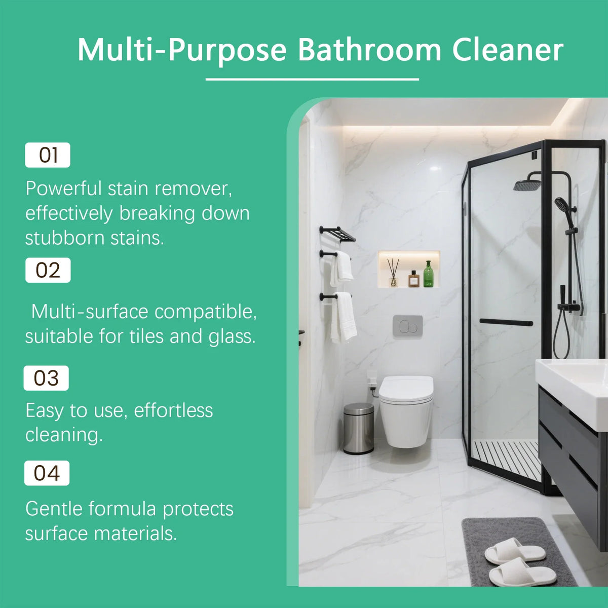 Jakehoe Bathroom Cleaner Spray – Limescale & Stain Remover