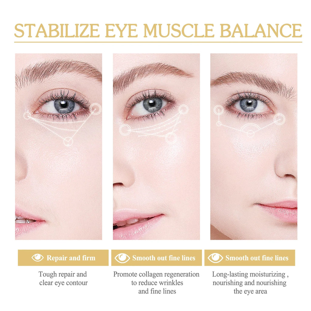 24K Gold Collagen Eye Patches – Anti-Aging, 5 Pairs | Jaysuing