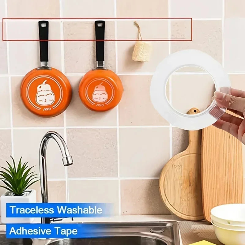 Double-Sided Nano Tape – Waterproof, Reusable, Extra Strong